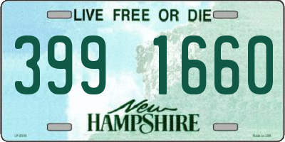 NH license plate 3991660