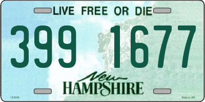 NH license plate 3991677