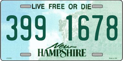 NH license plate 3991678