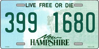 NH license plate 3991680