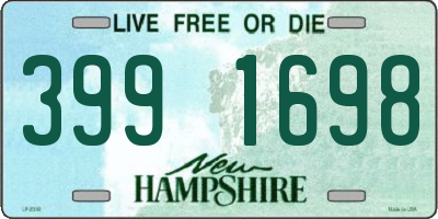 NH license plate 3991698