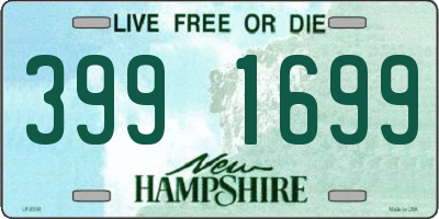 NH license plate 3991699