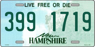 NH license plate 3991719