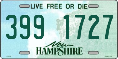 NH license plate 3991727