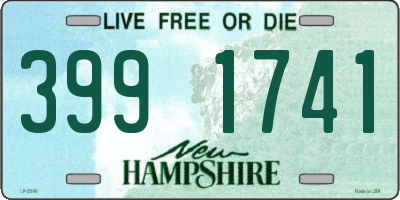 NH license plate 3991741