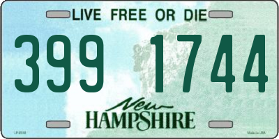 NH license plate 3991744