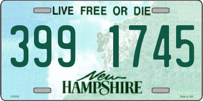 NH license plate 3991745