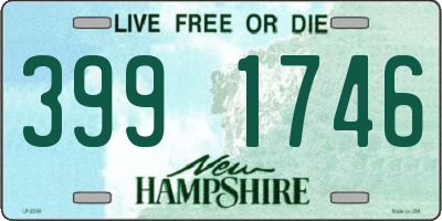 NH license plate 3991746