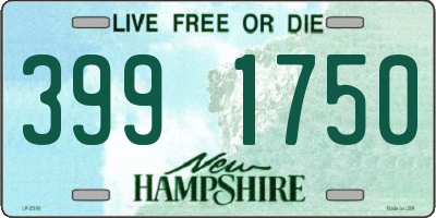 NH license plate 3991750