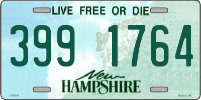 NH license plate 3991764