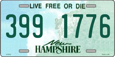 NH license plate 3991776