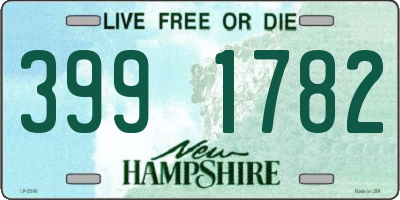 NH license plate 3991782