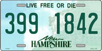 NH license plate 3991842