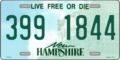 NH license plate 3991844