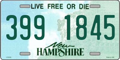 NH license plate 3991845