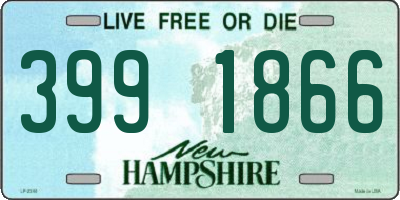 NH license plate 3991866