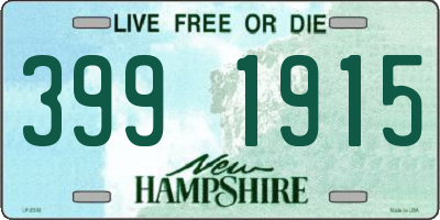 NH license plate 3991915