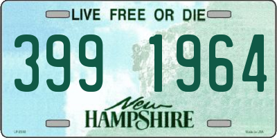 NH license plate 3991964