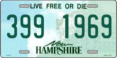 NH license plate 3991969