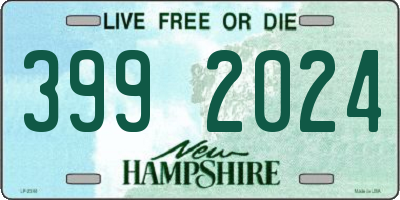 NH license plate 3992024