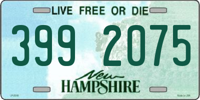 NH license plate 3992075