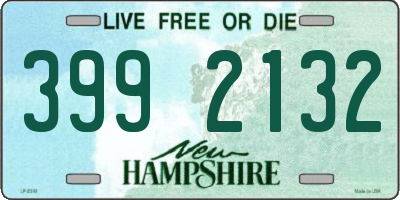 NH license plate 3992132