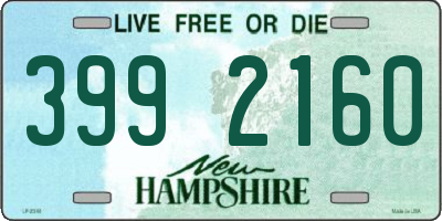 NH license plate 3992160