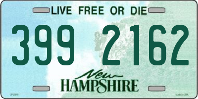 NH license plate 3992162