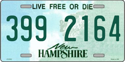 NH license plate 3992164