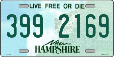 NH license plate 3992169