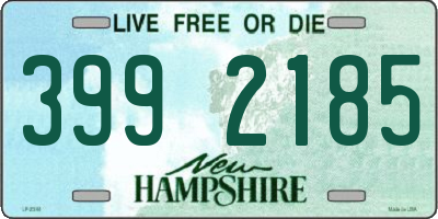 NH license plate 3992185