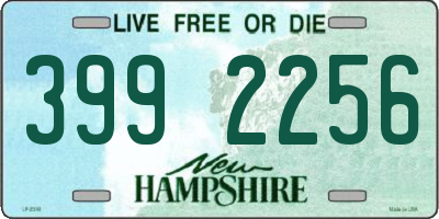 NH license plate 3992256