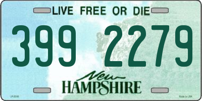 NH license plate 3992279