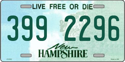 NH license plate 3992296