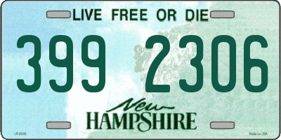 NH license plate 3992306