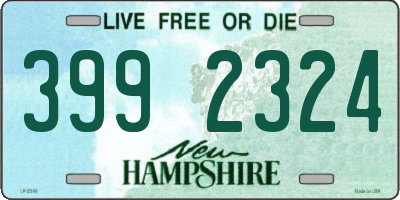 NH license plate 3992324