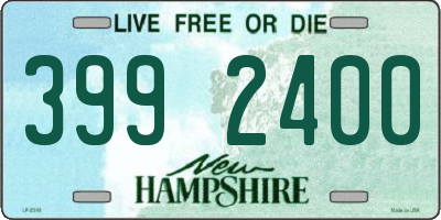 NH license plate 3992400