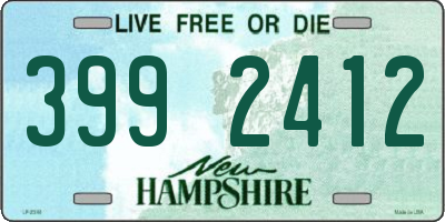 NH license plate 3992412