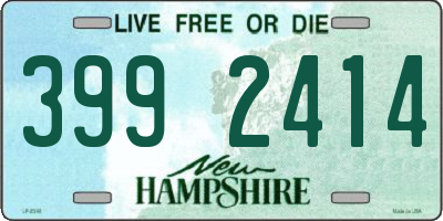 NH license plate 3992414