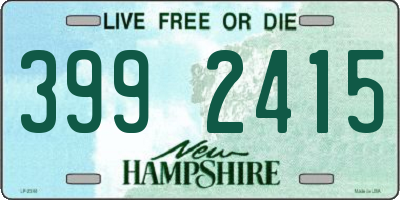 NH license plate 3992415