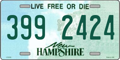 NH license plate 3992424