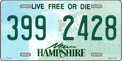 NH license plate 3992428