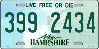 NH license plate 3992434