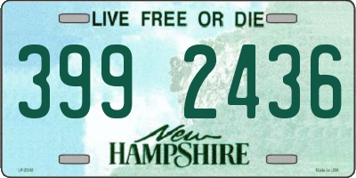 NH license plate 3992436