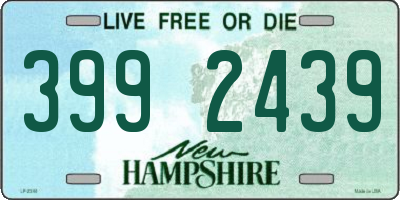 NH license plate 3992439