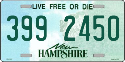 NH license plate 3992450