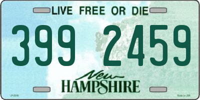 NH license plate 3992459