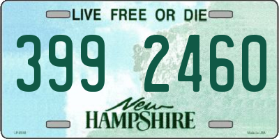 NH license plate 3992460