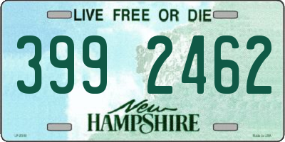 NH license plate 3992462