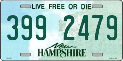 NH license plate 3992479